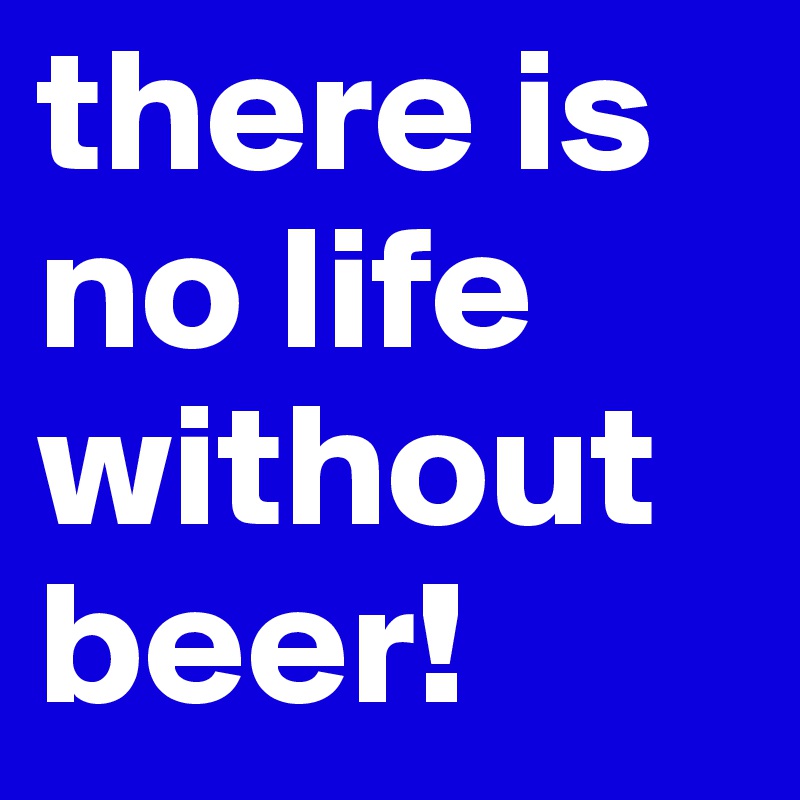 There Is No Life Without Beer Post By Jothajan On Boldomatic