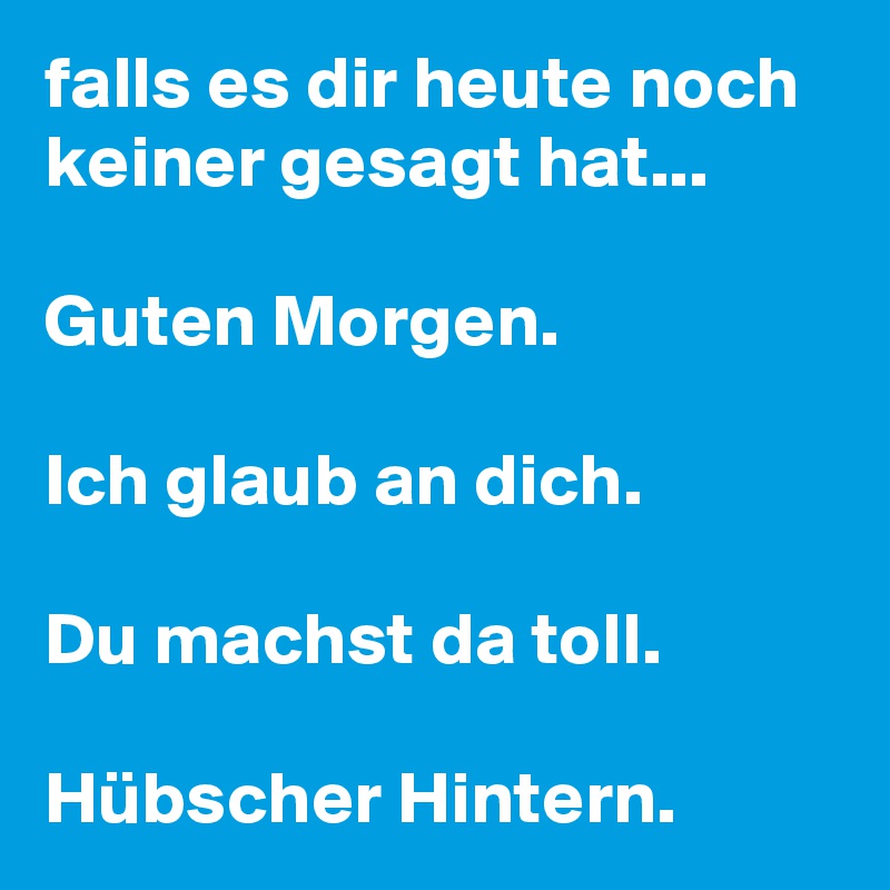 Hintern hübscher Hübscher