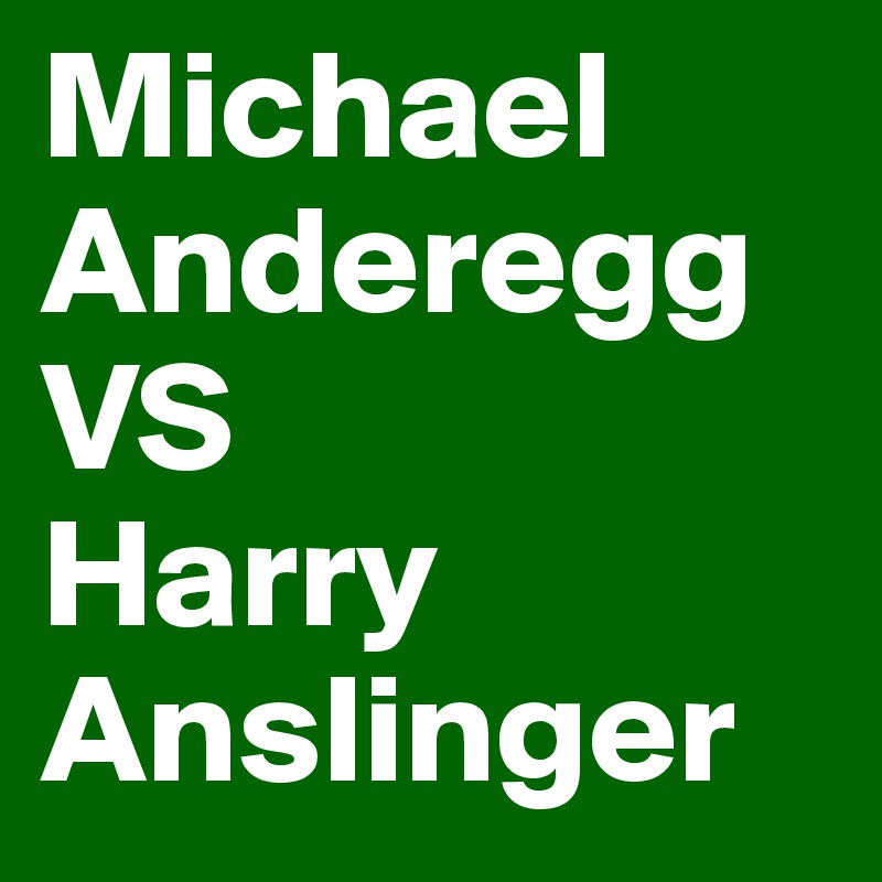 Michael
Anderegg
VS 
Harry Anslinger