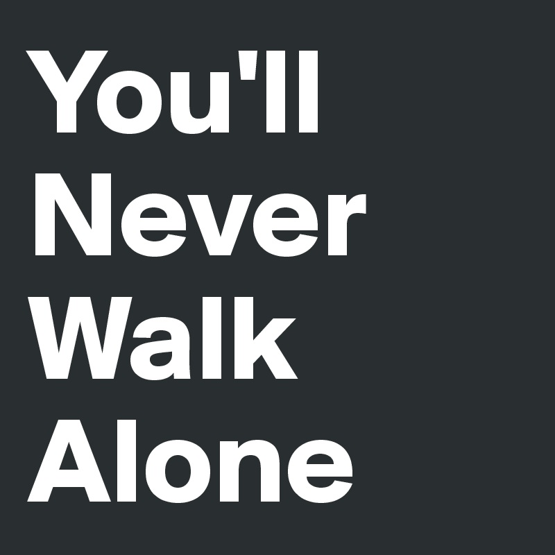 You Ll Never Walk Alone Post By Intentionscore On Boldomatic