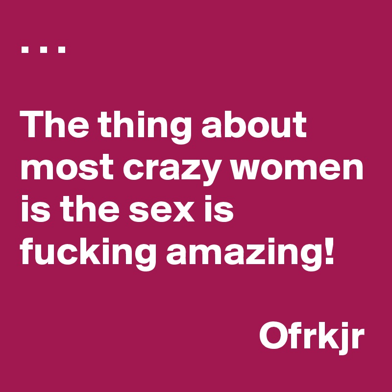 Sex Women Crazy