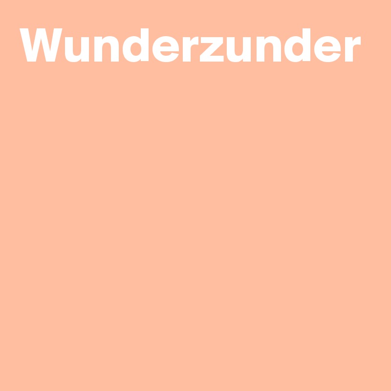 Wunderzunder