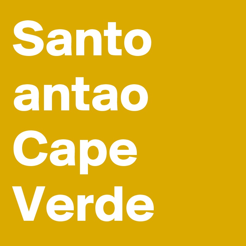 Santo antao Cape Verde