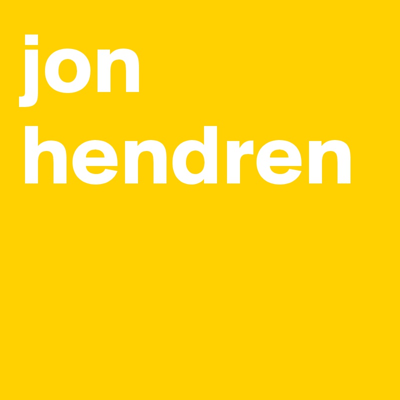 jon hendren