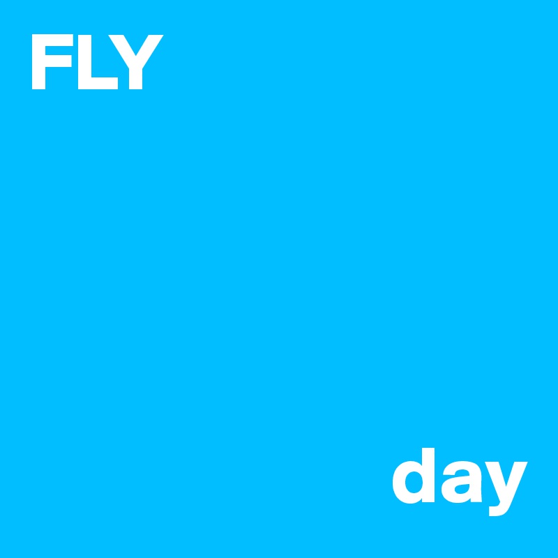 FLY




                      day