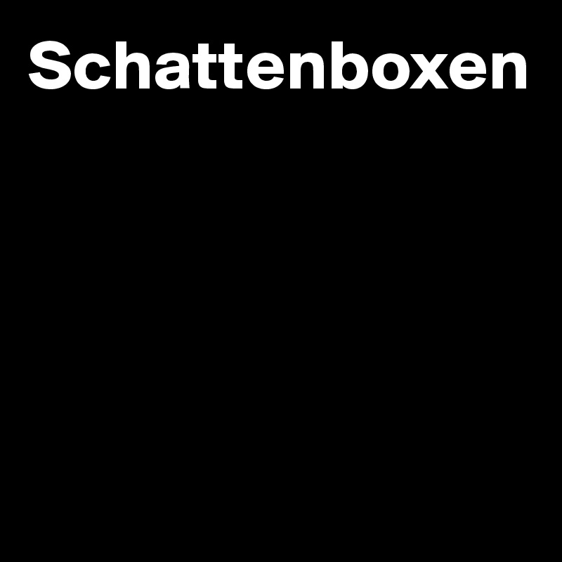 Schattenboxen





