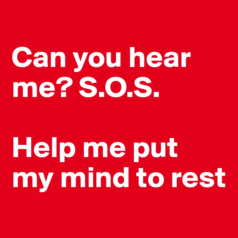 My sos