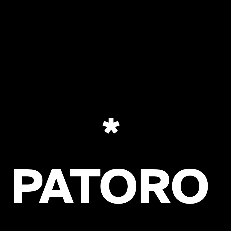    
  
         * PATORO