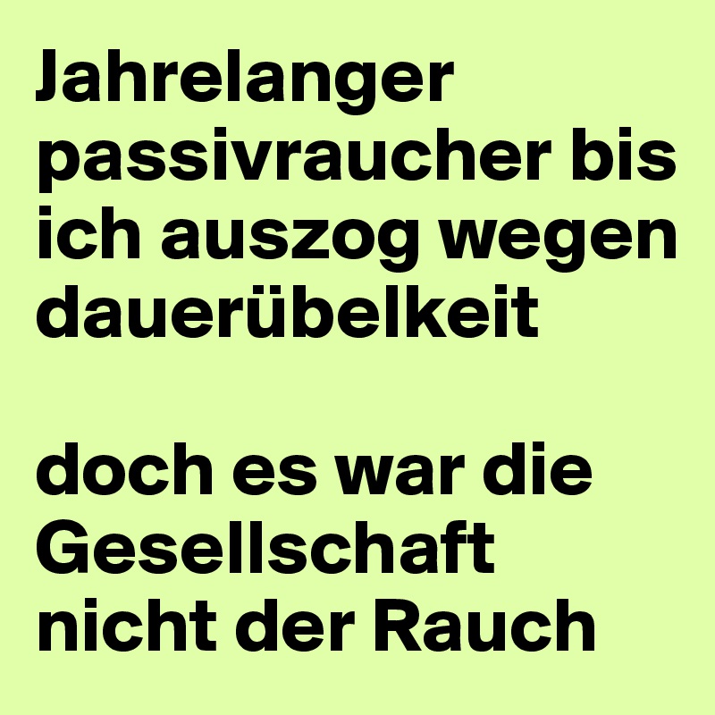 Dauerübelkeit