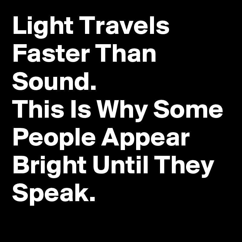 Faster what than sound travels What is