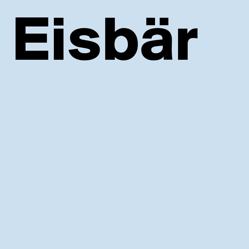 Eisbär