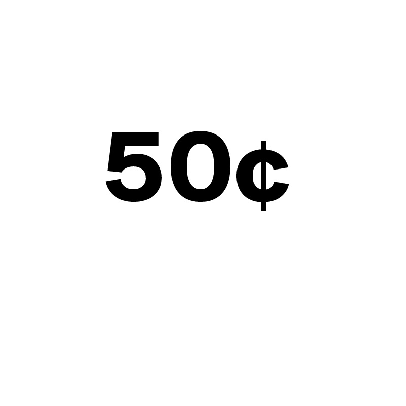 
    50¢