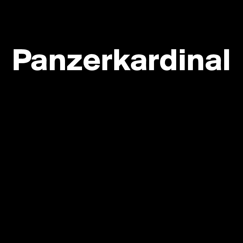 
Panzerkardinal



