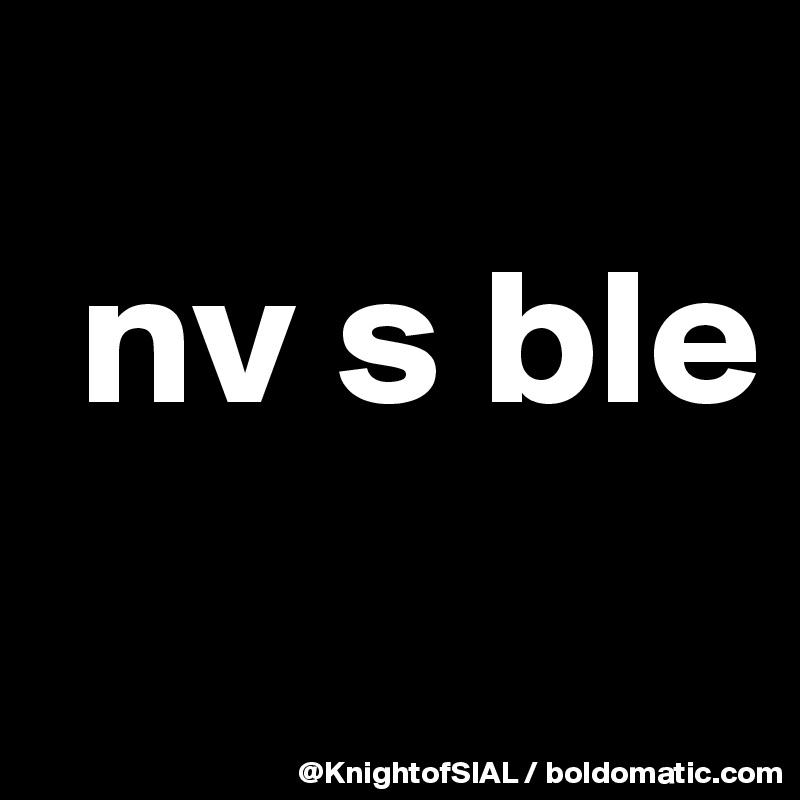 
 nv s ble
