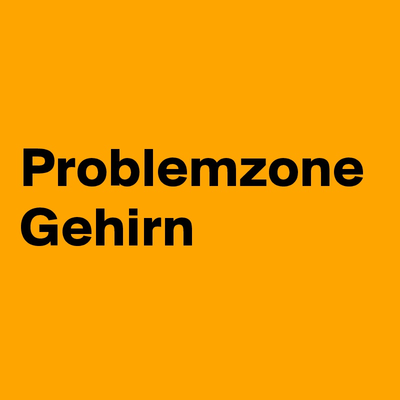 

Problemzone
Gehirn