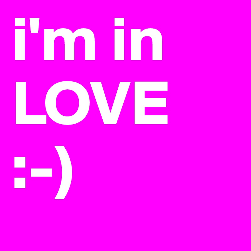 i'm in
LOVE 
:-)