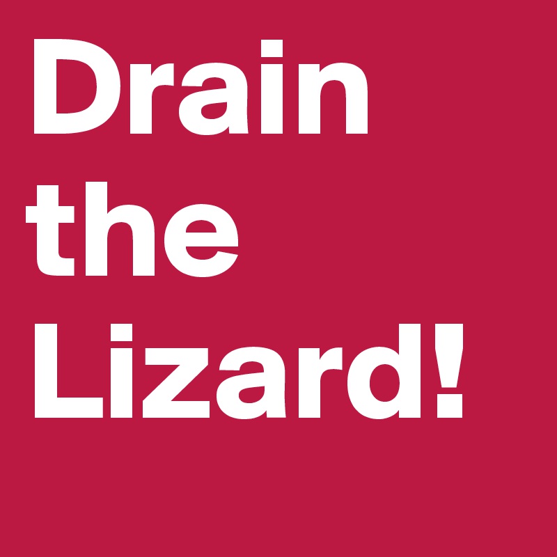 Drain the Lizard!