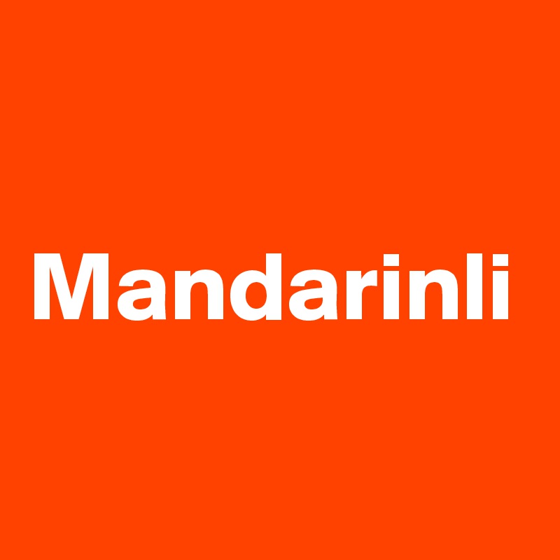 

Mandarinli