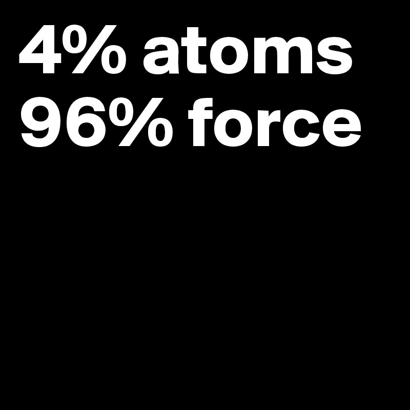 4% atoms
96% force


