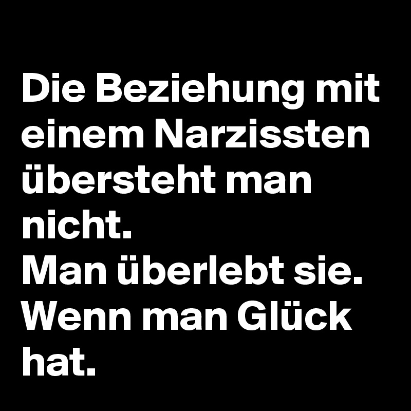 Beziehungsverlauf mit einem narzissten