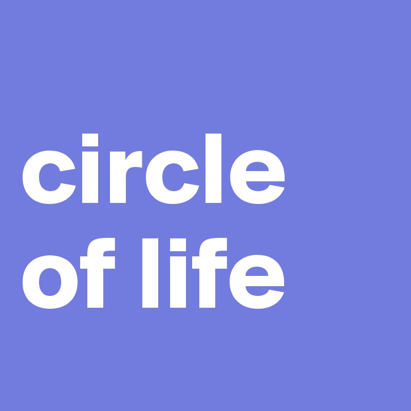
circle of life