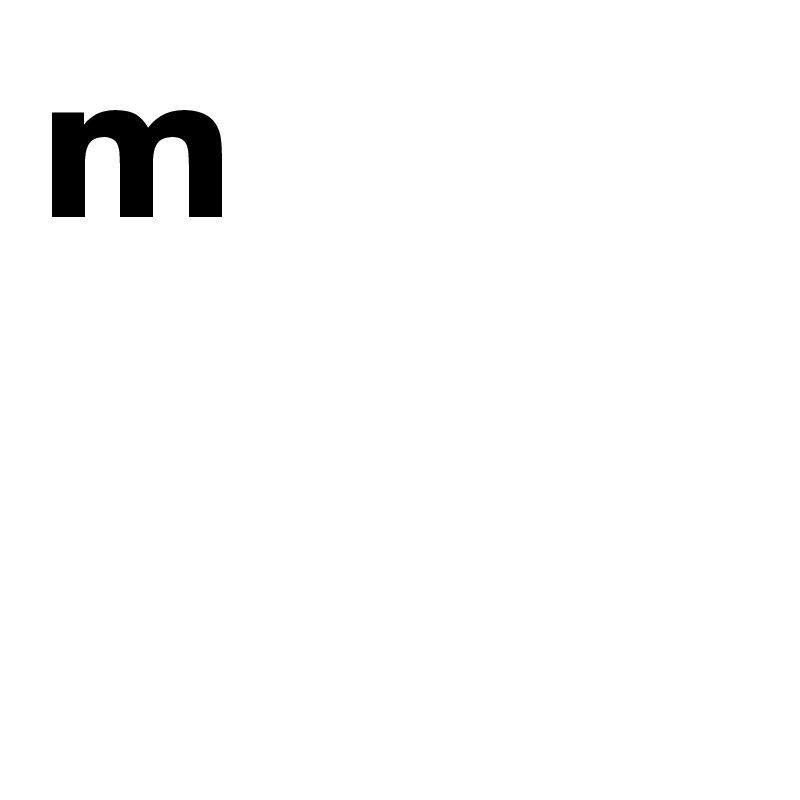 m
