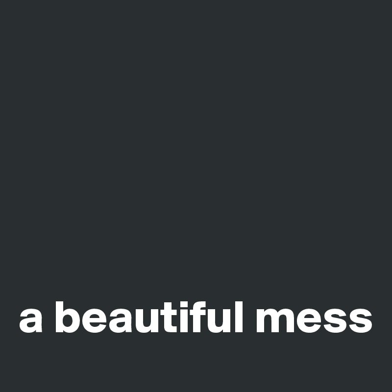 





a beautiful mess