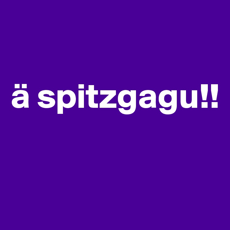 

ä spitzgagu!!

