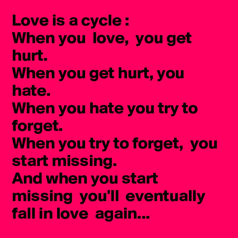 i love you cycle