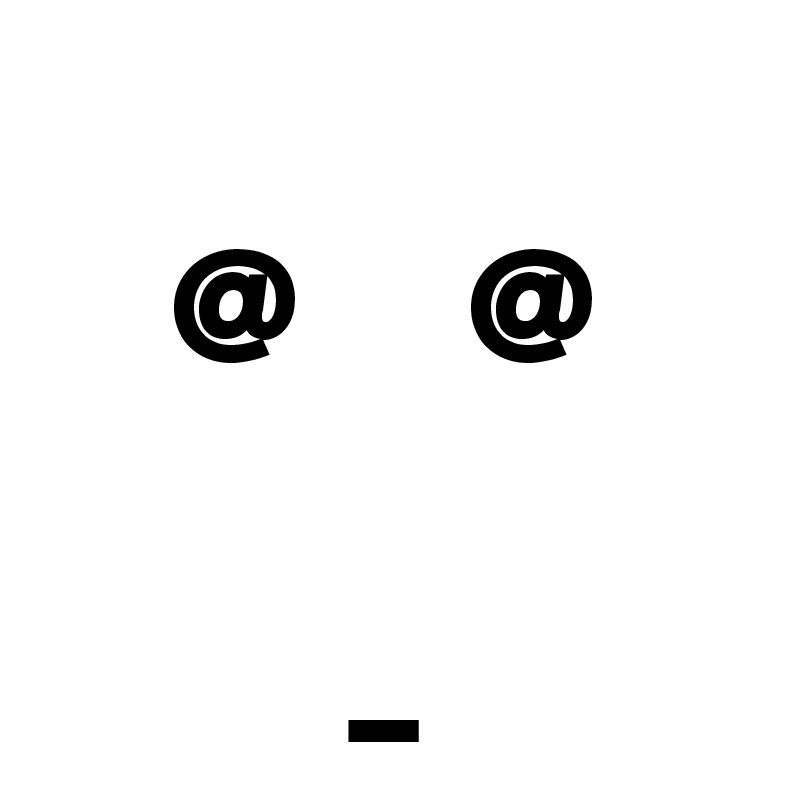                     @     @
                     _