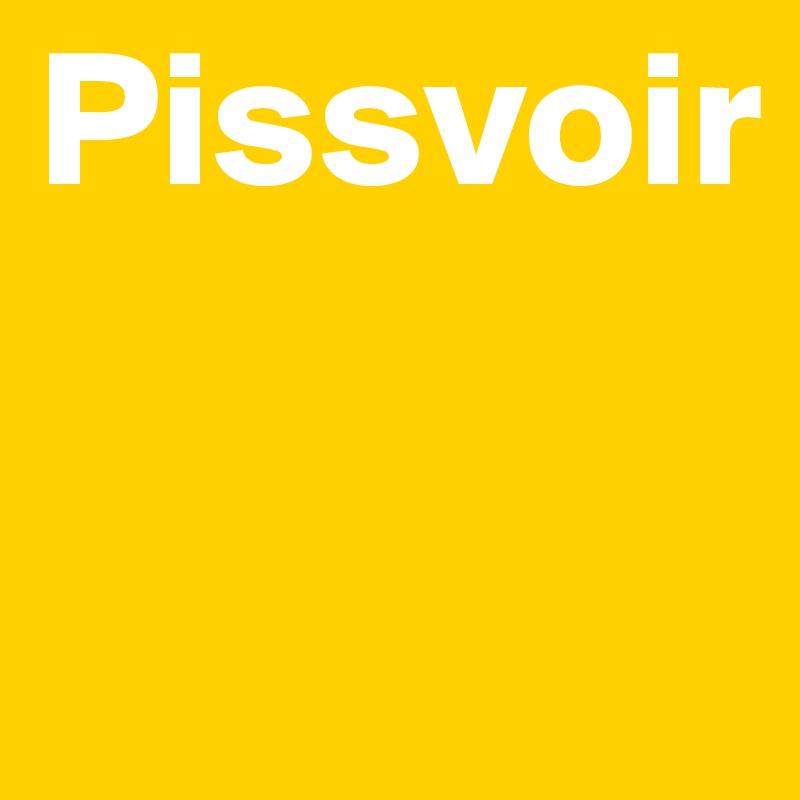 Pissvoir

