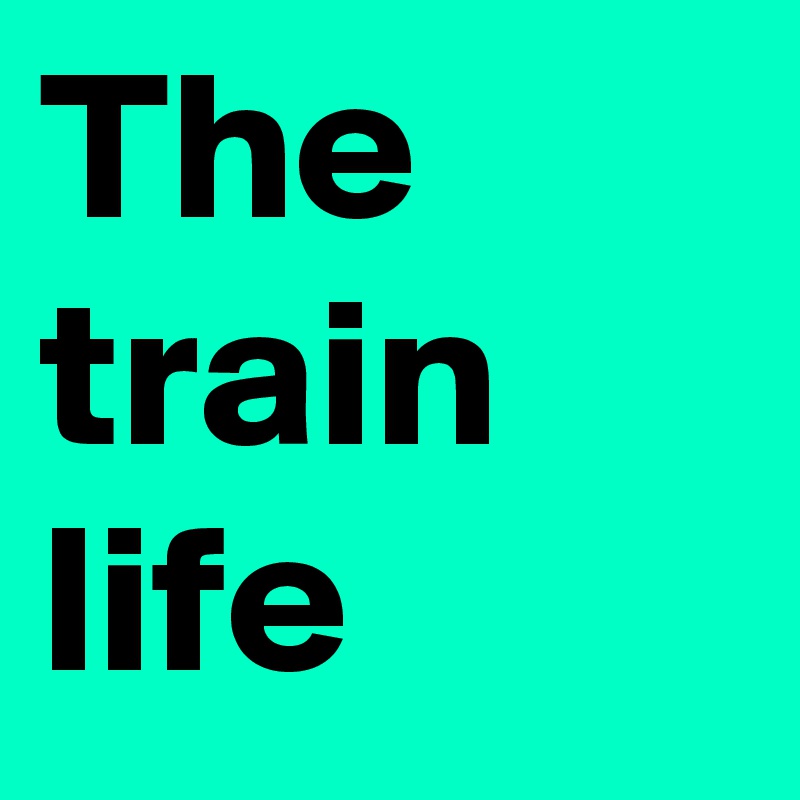 The train life