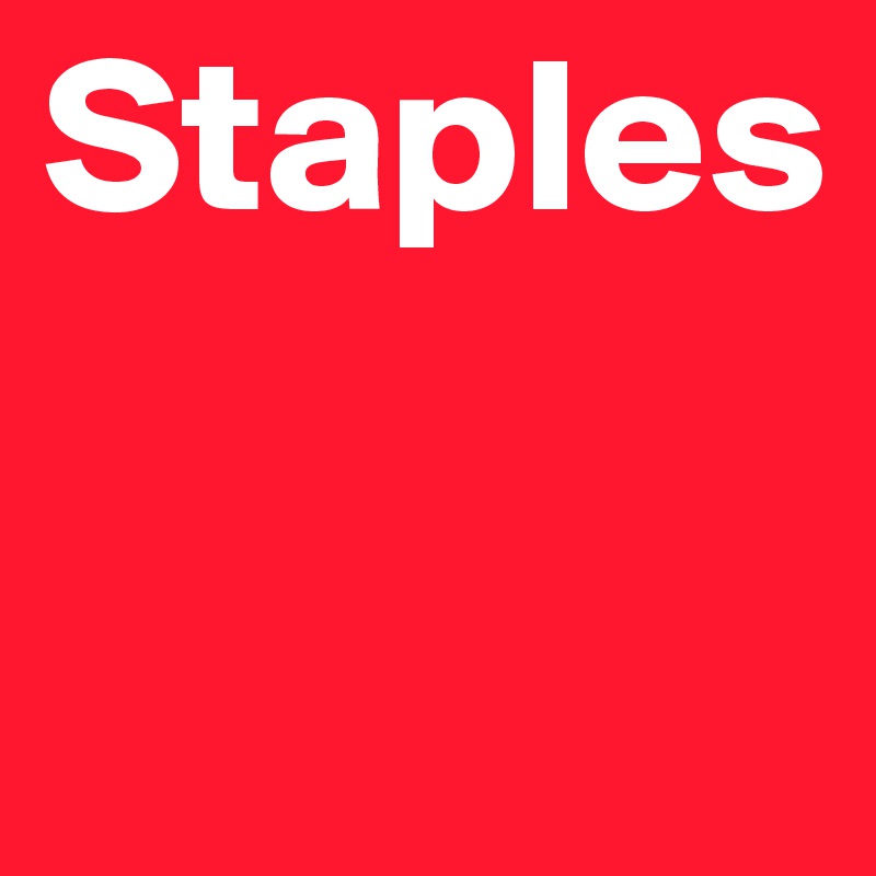 Staples
