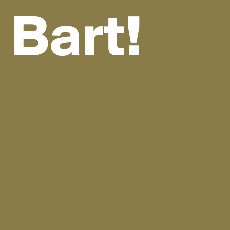 Bart!