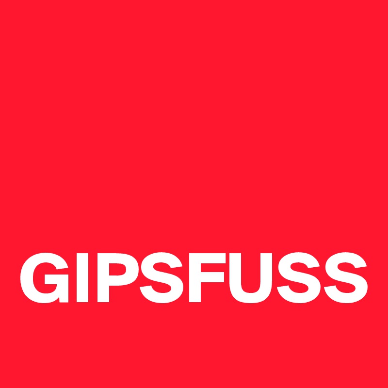 


GIPSFUSS