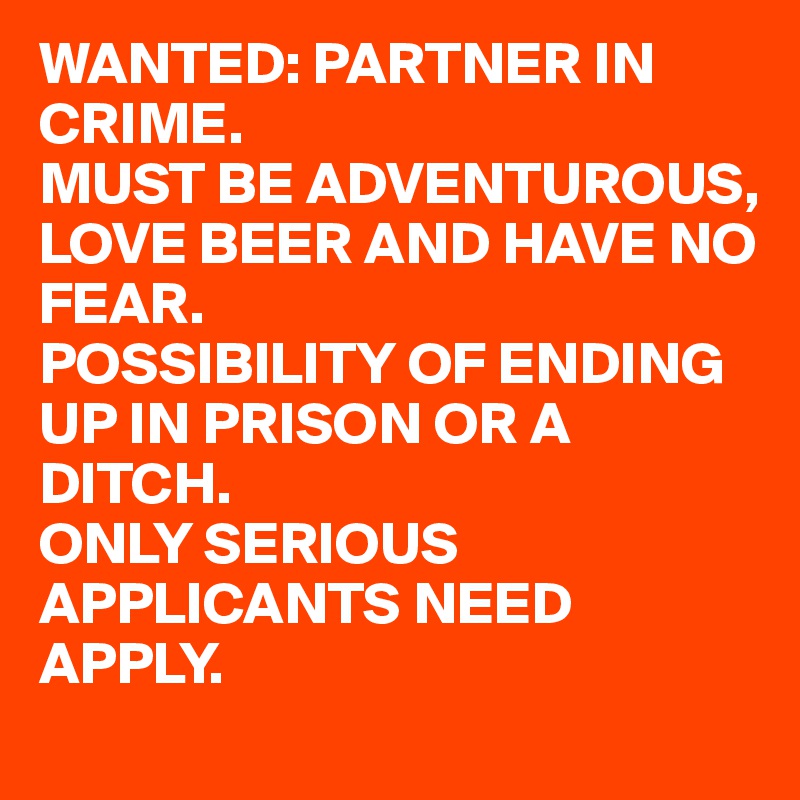 wanted-partner-in-crime-must-be-adventurous-love-beer-and-have-no