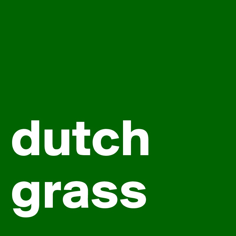 

dutch
grass