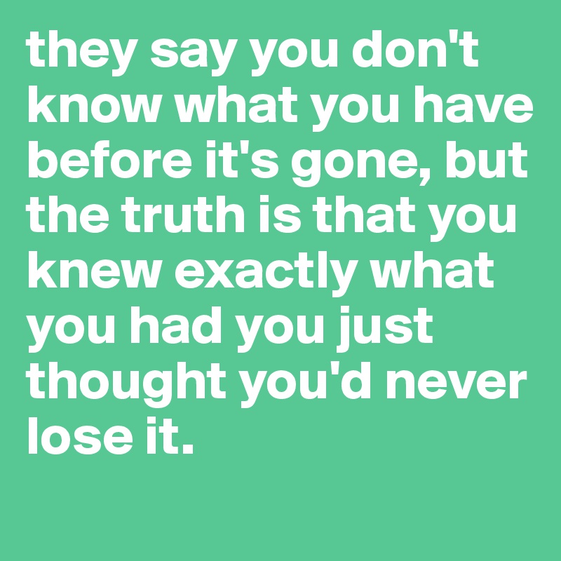 they-say-you-don-t-know-what-you-have-before-it-s-gone-but-the-truth