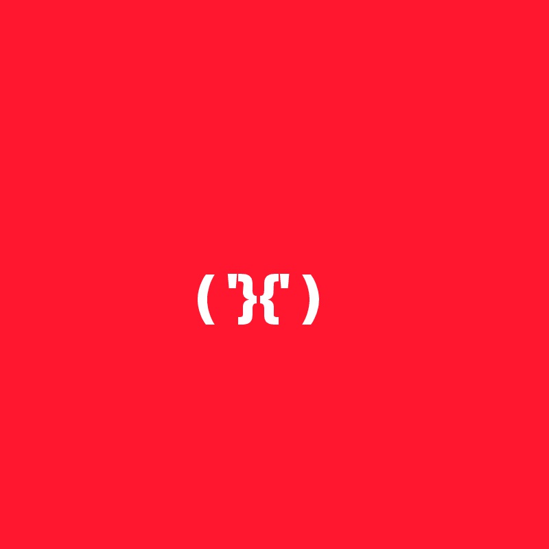 



              ( '}{' )


