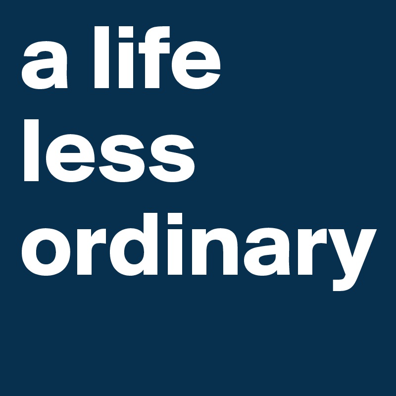 a life less ordinary