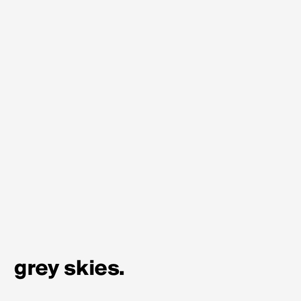 










grey skies. 