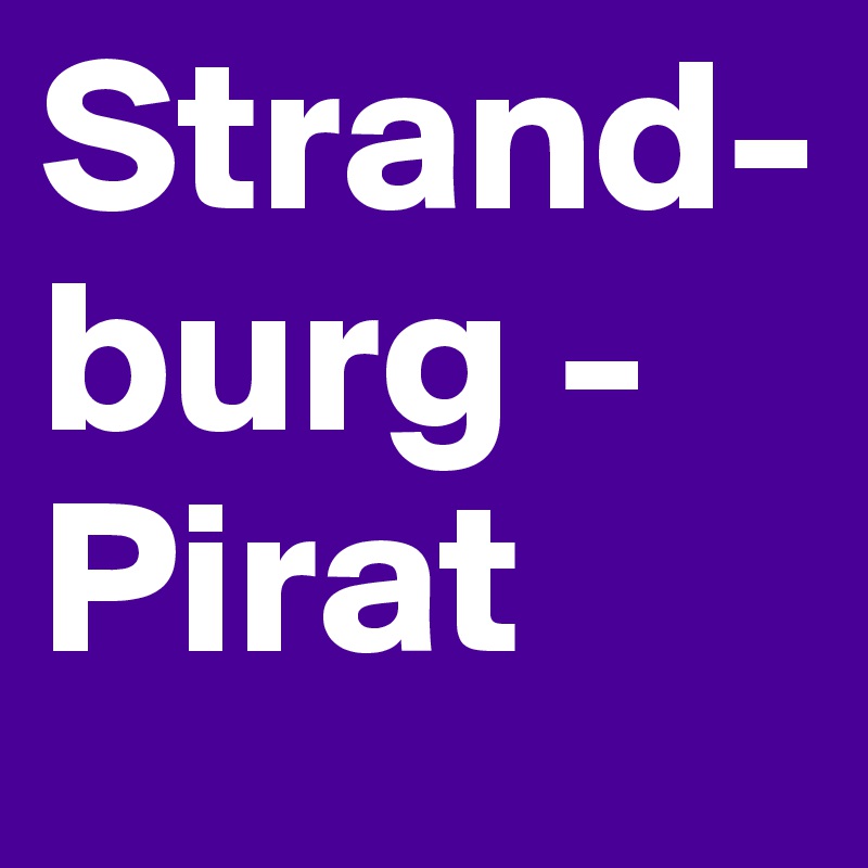 Strand-burg -Pirat