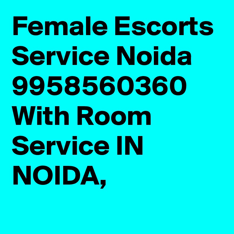 Female Escorts Service Noida 9958560360 With Room Service IN NOIDA,