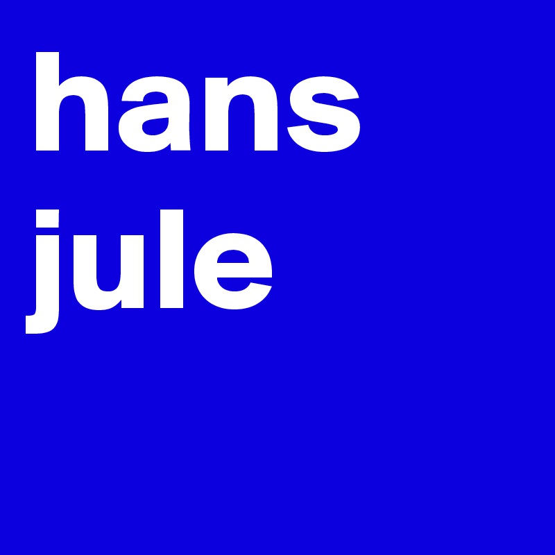 hans jule