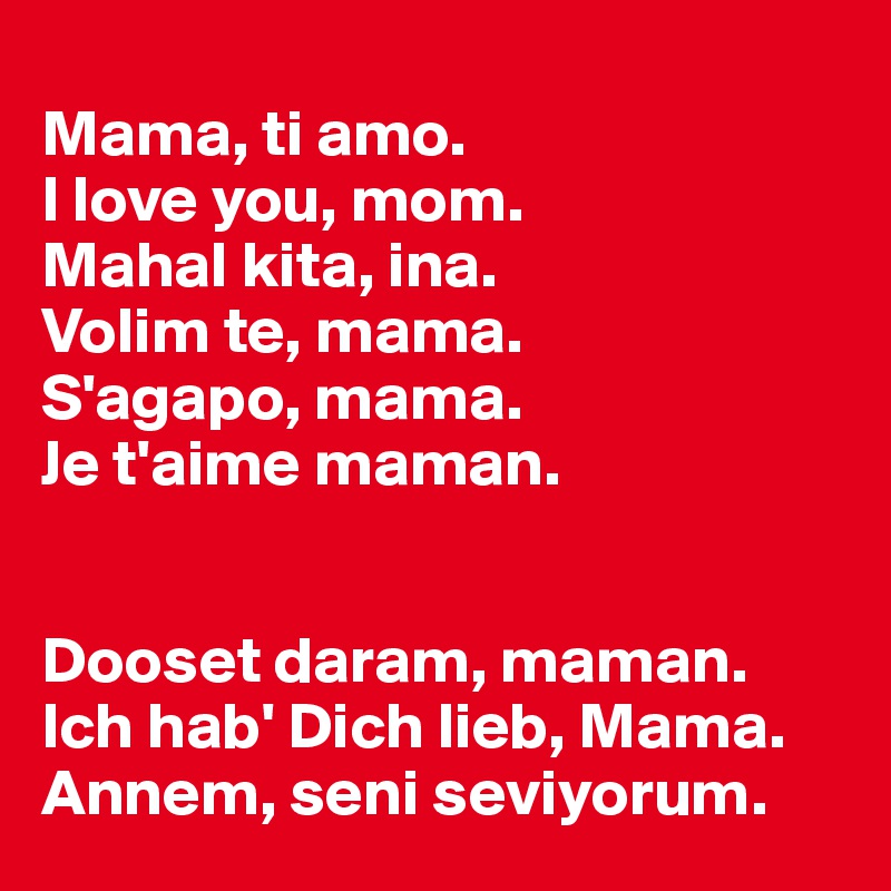 Dich mama text hab lieb Songtext: F