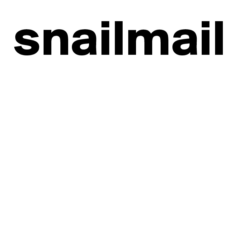 snailmail