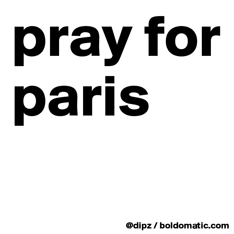 pray for paris