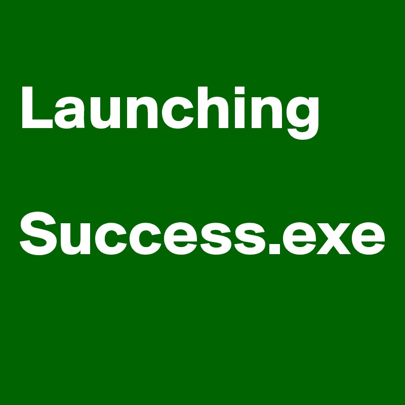 
Launching

Success.exe
