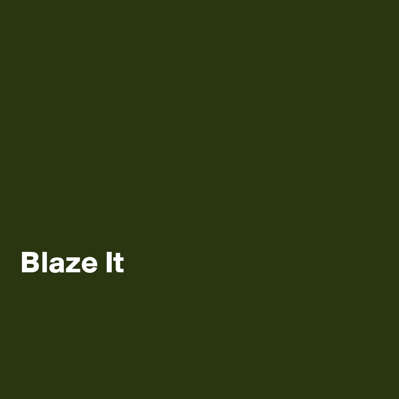 






Blaze It



