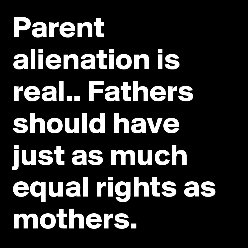 Fathers for equal clearance rights